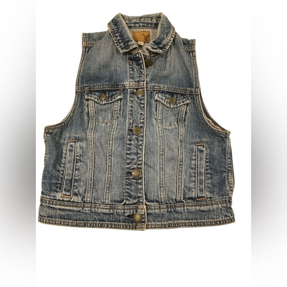 American eagle Denim Sleeveless Vest size M